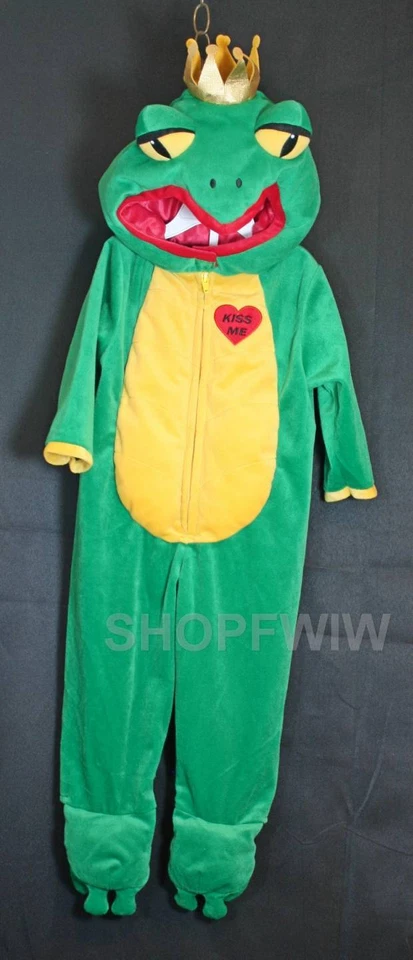 HTF Authentic Kids Plush Frog Prince Fairytale Halloween Costume Size 18mo - Image 1 of 1