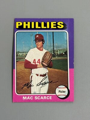 1975 Topps Mini #527 Mac Scarce - VG/EX - Image 1 of 2