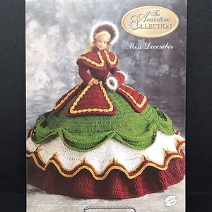 Annies Attic Miss December Antebellum Collection Thread Crochet Gown Pattern VTG - Picture 1 of 2