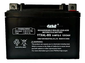 YTX4L-BS Motorcycle Battery Replacement for BRP (Can-Am) 70CC DS70 2008 - 2020 - Picture 1 of 5