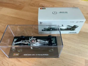 BURAGO 1:43 DIECAST MERCEDES AMG PETRONAS F1 W10 EQ POWER+ #44 Hamilton 18-38049 - Imagen 1 de 6