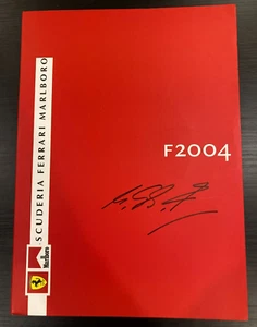 Michael Schumacher signed Autograph F2004 Scuderia Ferrari press kit media map - Picture 1 of 4