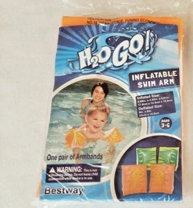 Children's Inflatable Swim Armbands Floats Armies Floaties Water Wings 1 package - Picture 1 of 8