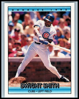 1992 Donruss Baseball Card #561 Dwight Smith Cubs - Image 1 of 2