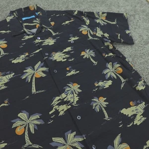 Tori Richard Shirt Mens Extra Large Button Up Silk Blend Floral Hawaiian - Picture 1 of 10