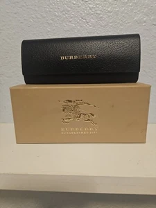 Burberry Eyeglasses / Sunglasses Black Hard Case w/ Box Authentic (Just Case) - Picture 1 of 2