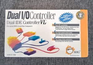 SIIG Dual I/O Controller Dual IDE Controller VL SC-2408 New Sealed - Picture 1 of 6