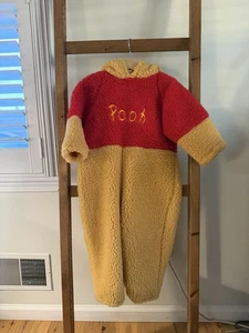 NWT Vintage Disney Store Winnie The Pooh Costume Baby 2-4T Halloween Bear Suit - Picture 1 of 6
