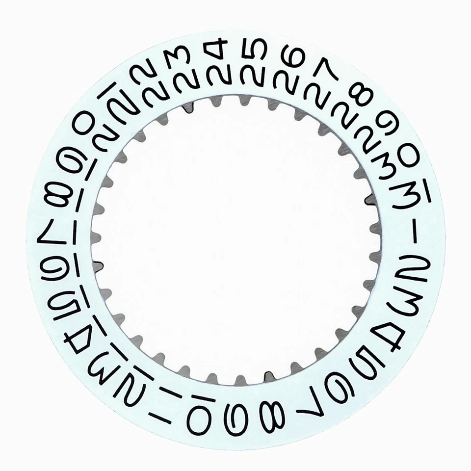 DATE DISC FOR ROLEX SUBMARINER 5513 GMT 1675 1680 1520 1530 1560 1570 5508 WHITE - Image 1 of 2