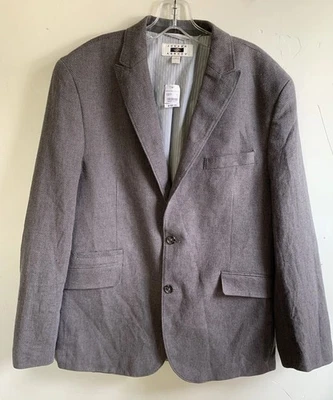 Joseph Abboud Traje de Lino Blazer Chaqueta Hombre’s L Gris Espiga Abrigo Deportivo Nuevo con Etiquetas Foto 1 de 4