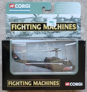 2002 Corgi Fighting Machines Bell UH-1 Huey Iroquois Helicopter Vietnam CS90032 - Picture 1 of 9