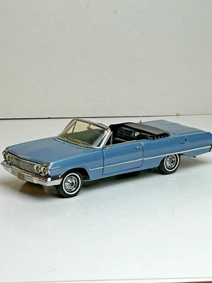 Chevrolet Impala SS Convertible 1963 diecast escala 1:24 Franklin como nuevo, leer Foto 1 de 4