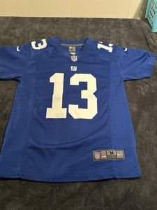 Nike On Field Odell Beckham Jr New York Giants NFL Jersey Youth Boys Medium - Picture 1 of 7