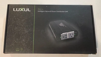 LUXUL PDU2, 2 Outlet Intelligent Network Pwr Dist. Unit, Good Cond - Pre Owned - Image 1 of 4
