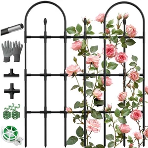 Garden Trellis for Climbing Plants Outdoor, 47.6X 38.2 inch Plant Trellis for... - Picture 1 of 8