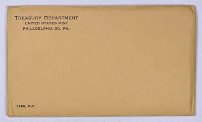 1963 U.S. Mint Silver Proof Set - Unopened Sealed  - Image 1 of 2