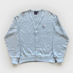 Vintage PGA Tour Strickjacke Herren M Blau Acryl Pullover Preppy Golf 80er - Bild 1 von 6