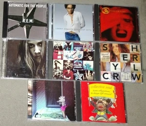 90s 8 CD Lot U2 3rd Eye Blind Collective Soul - Lenny Kravitz- Sheryl Crow REM - Picture 1 of 10
