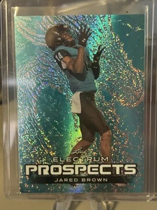 2024 Leaf Electrum Football Jared Brown Prospects Teal /8 - South Carolina - Picture 1 of 2