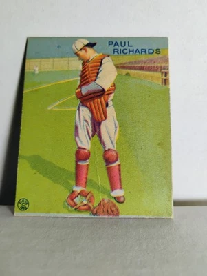 1933 Goudey Big League Chewing Gum #142 Paul Richards New York Giants  - Image 1 of 4