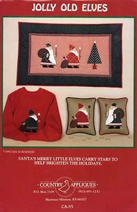 Modello Applique Jolly Old Elves - Appliques Country - 1990 - Kornfeind - Foto 1 di 2
