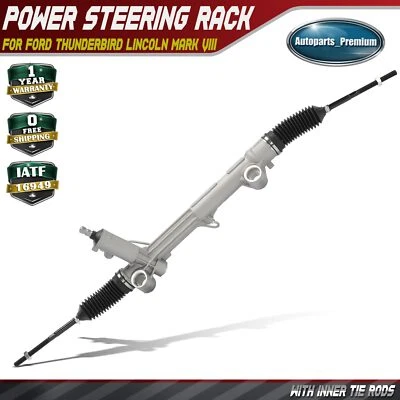Conjunto de cremallera y piñón de dirección asistida para Ford Thunderbird Lincoln Mark VIII Foto 1 de 4