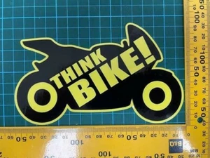 Think Bike Decalcomania x 1 ideale per la tua auto/furgone 001 - Foto 1 di 4