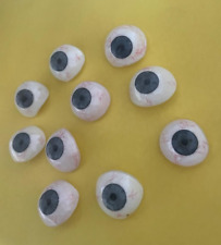 Human Prosthetic Eye ~ Antique Artificial Eyes Mix Grey Set Of 10 Pcs.
