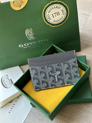 Auténtico tarjetero gris Goyard Saint Sulpice Foto 1 de 2