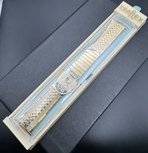 Vintage Craftex Fit Bulova Accutron Gold Fill Watch Metal Band Bracelet BU-63 - Picture 1 of 10