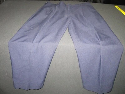 ELBECO navy blue UNIFORM SECURITY pants slacks size 38R work pants blue ~9976 - Image 1 of 4