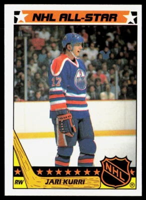 Jari Kurri 1987-88 Topps Stickers #4a NMT - Image 1 of 2