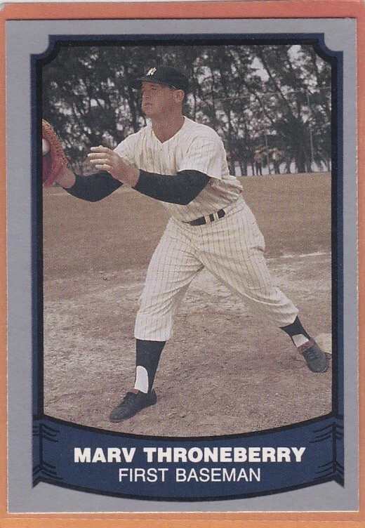 1988 PACIFIC BASEBALL LEGENDS MARV THRONEBERRY #48 YANKEES NM/NMMT *A2263 - Image 1 of 1
