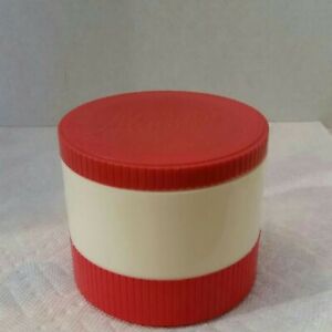 Vintage Aladdin Insulated Food Storage Container Red  Model 7000 Twist  Lid 