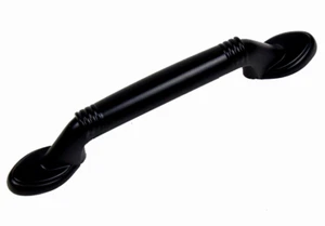 Manijas de anclaje tira perillas cocina/baño gabinete herrajes negro mate 3"c/c - Imagen 1 de 3