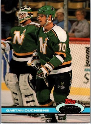1991-92 Topps Stadium Club  Hockey- #153 Gaetan Duchesne - Image 1 of 2