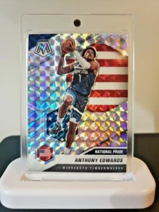 Anthony Edwards Rookie National Pride Mosaic Silver Prizm 2020-21’ Mosaic No 252 - Picture 1 of 2