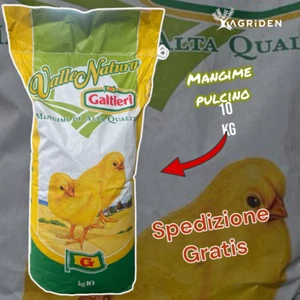 MANGIME PULCINO NATURA SACCO 10 KG - GALTIERI - Foto 1 di 1