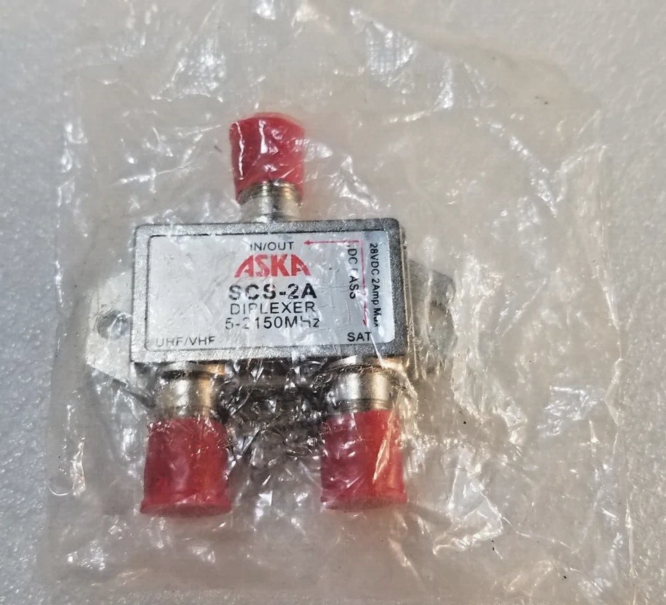 ASKA SCS-2A Diplexer 5-2150 MHz- New - Image 1 of 1