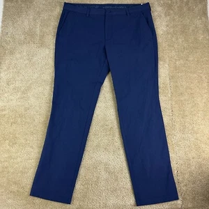 Vineyard Vines Pants Men 38x31 Blue Performance Zip Pocket Stretch Flat Front - Picture 1 of 14
