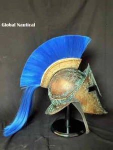 Casco Espartano 300 Medieval Rey Leónidas Nuevo Antiguo Casco Griego Con Soporte - Imagen 1 de 11