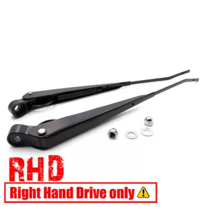 RHD Black Windshield Wiper Arm Fit Toyota Celica TA22 TA23 ST GT Hardtop 1971-77 - Foto 1 di 6