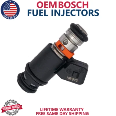1pc GENUINE BOSCH Fuel Injector 1997-2003 Volkswagen Eurovan Golf Jetta 2.8L V6 - Image 1 of 3