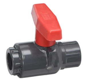 Spears 2131-005 grau 1/2"" FNPT Standard PVC Kompakt Kugelhahn Beschlag mit Griff - Bild 1 von 1