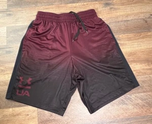 Under Armour Shorts Fitted Small Heatgear Track Gym Basketball Fade Gradient 8". - Picture 1 of 7