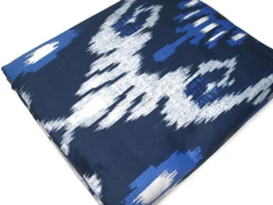 Copripiumino matrimoniale completo Williams Sonoma Home raso di cotone Istanbul Ikat stampato - Foto 1 di 5