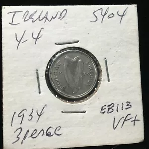 Ireland 1934 3 Pence ***A289*** - Picture 1 of 2