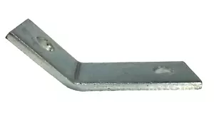 PHD Fig. 5315 2-Hole Open Angle Connector, Galvanized, 1/2" (9/16) Hole, 45-Deg. - Picture 1 of 11