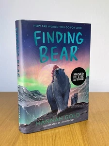 FINDING BEAR Signed by Hannah Gold Waterstones Exclusive Edition HB 1st/1st NEW - Picture 1 of 17