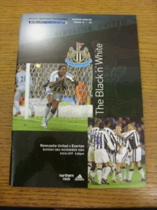 28/11/2004 Newcastle United v Everton  . Footy Progs/Bobfrankandelvis are please - Picture 1 of 1